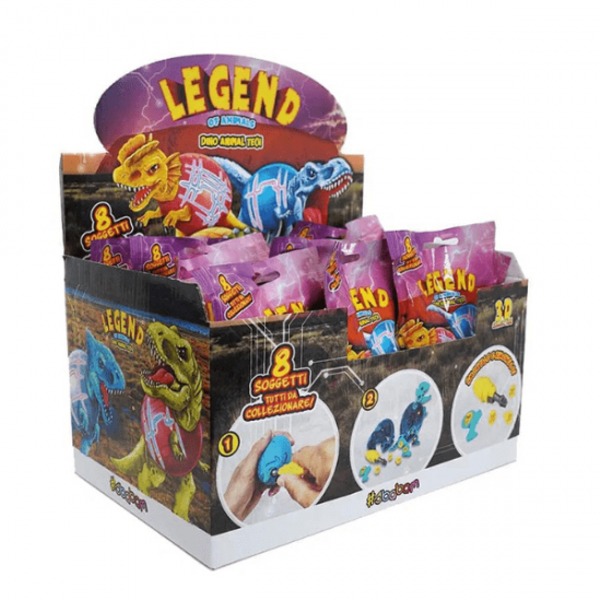 Legend Of Animals Dino Animal Tech 8 Bustine Senza Doppioni Serie Completa