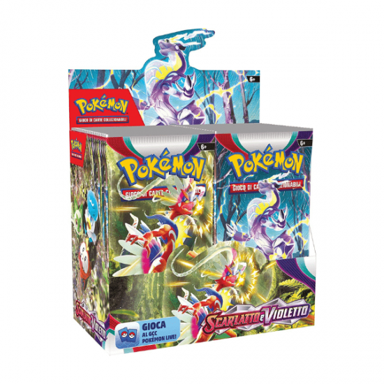 Scarlatto E Violetto Card Pokemon 36 Bustine 