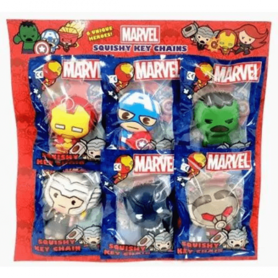 Marvel Squishy Key Chains 