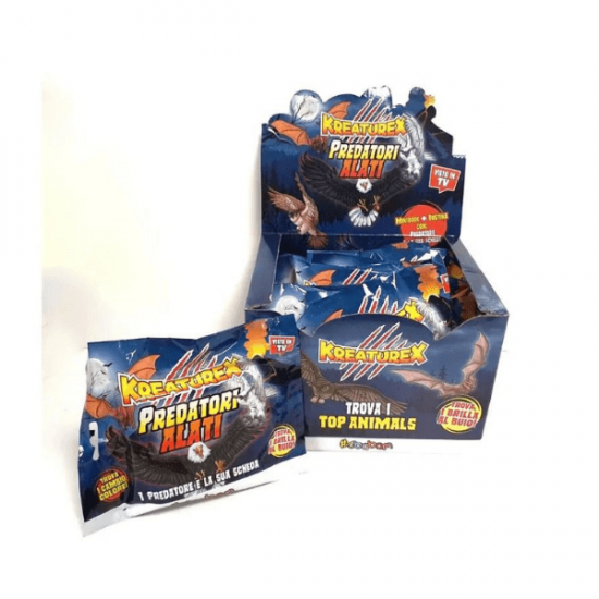 Predatori Alati Kreaturex  12 Bustine Senza Nessun Doppione Collezione Completa 